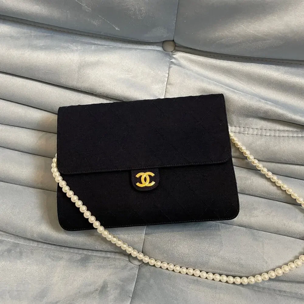 Sale ends 4/20 Vintage Chanel Shoulder Bag Half Flap